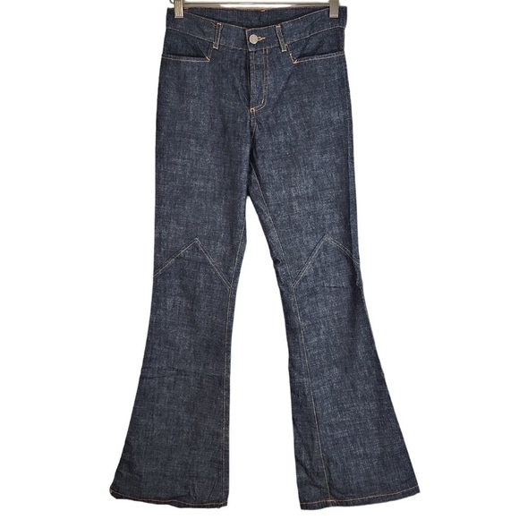 VINTAGE Forever 21 Retro Y2k Flare Leg Jeans Size Small - Picture 1 of 8